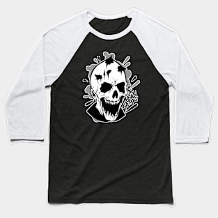 SAVAGE SKULL Baseball T-Shirt